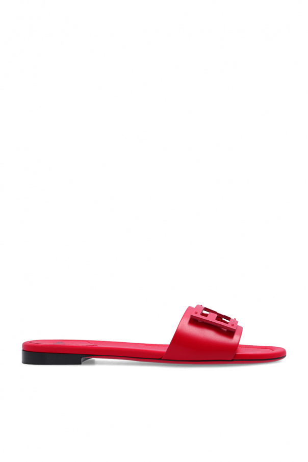 Fendi red outlet slides